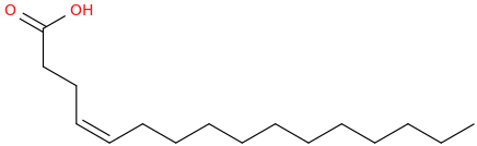 4 hexadecenoic acid, (4z) 